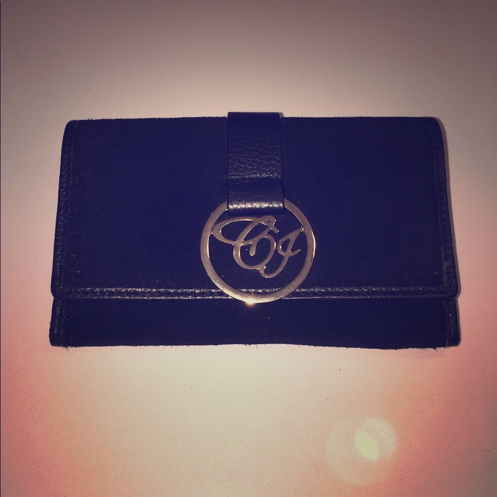 Genuine suede wallet/clutch